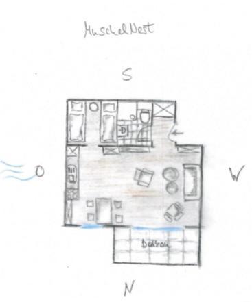 Fewo1846 Strandresidenz Wassersleben - Muschelnest - Stilvolles Studioapartment Mit Balkon Harrislee Exteriér fotografie