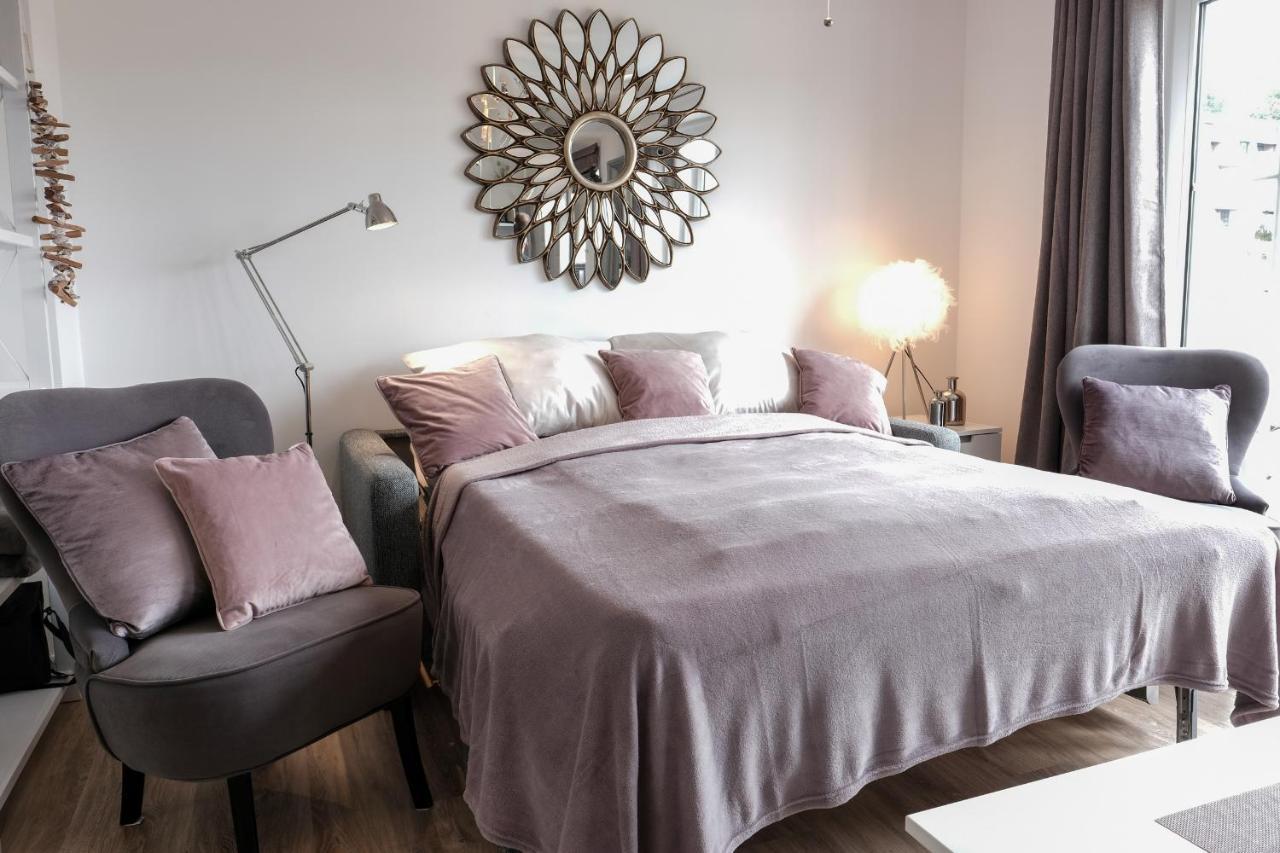 Fewo1846 Strandresidenz Wassersleben - Muschelnest - Stilvolles Studioapartment Mit Balkon Harrislee Exteriér fotografie