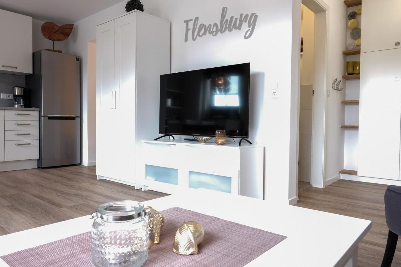 Fewo1846 Strandresidenz Wassersleben - Muschelnest - Stilvolles Studioapartment Mit Balkon Harrislee Exteriér fotografie